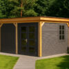 Tuinhuis platdak