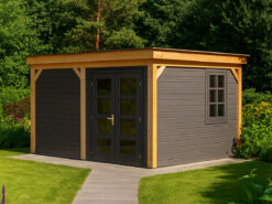 Tuinhuis platdak